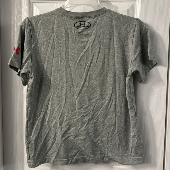 Under Armour Heat Gear Captain America Loose Shirt Youth Medium Gray UA - Picture 3 of 10